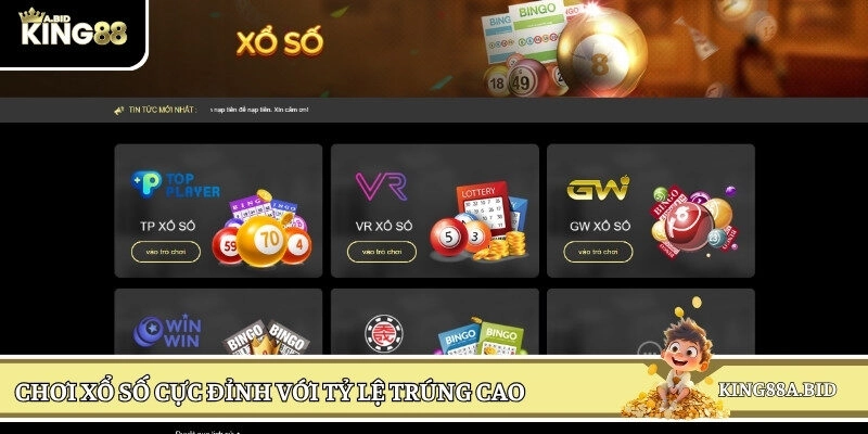 Chơi xổ số cực đỉnh với tỷ lệ trúng cao